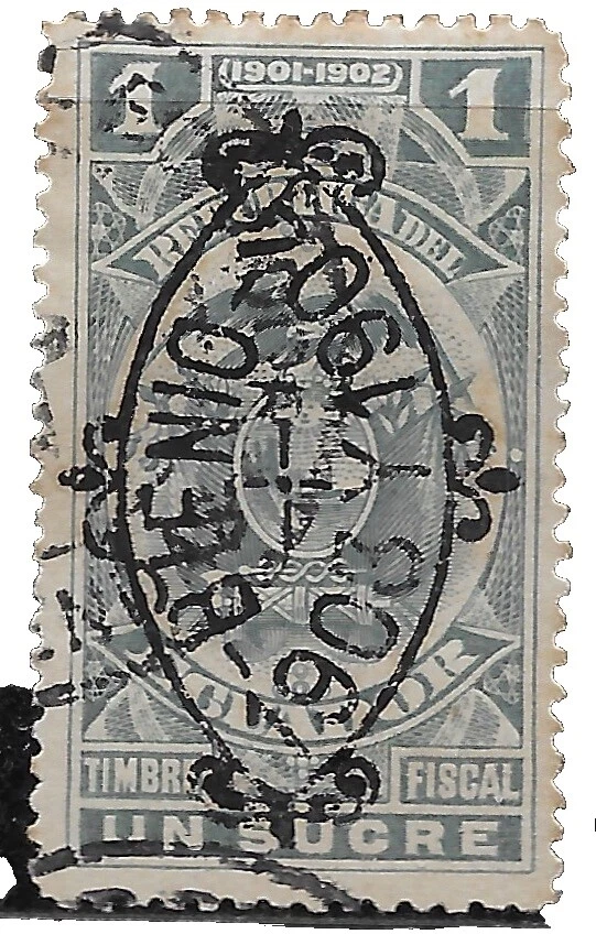 Fiscal, Revenue Ecuador Stamps