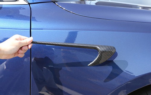 For Mercedes-Benz GLK 2009-2015 Carbon Fiber Front Side Door Fender Cover Trim - Picture 7 of 9