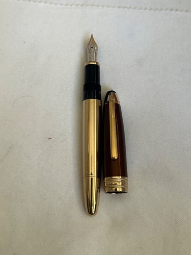 Montblanc LeGrand Solitaire Citrine 146 FP, 14K B Broad Nib-Exc. Condition - 第 2/19 張圖片