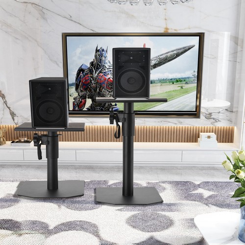Adjustable Studio Monitor Stands Pair Studio Speaker Stands Floor Stands - Picture 19 of 19