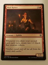 Mad Ratter Throne of Eldraine Mtg Card Mint Condition 