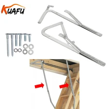For Werner 55-1 MFG 06 And Older Pair Attic Ladder Spreader Hinge Arms