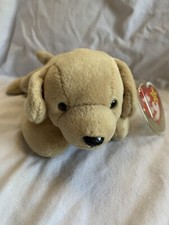 TY Beanie Baby - FETCH the Dog 8.5 inch - MWMTs Stuffed Animal Toy
