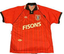 1993-95 Ipswich Town Soccer Jersey Umbro Football Shirt 2XLarge Vintage Rare