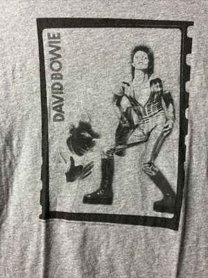 Dolce & Gabbana David Bowie Graphic Tee Size 46 Gray Very Good 