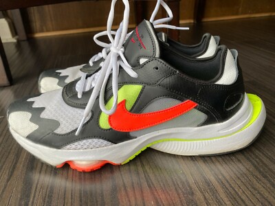 ナイキ Nike Air Zoom Division Black Flash Crimson Volt White Mens Shoes