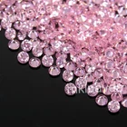 1.80 mm Round VVS1 Fancy Pink Color Diamond Brilliant Cut 10 Pcs Wholesale Lot