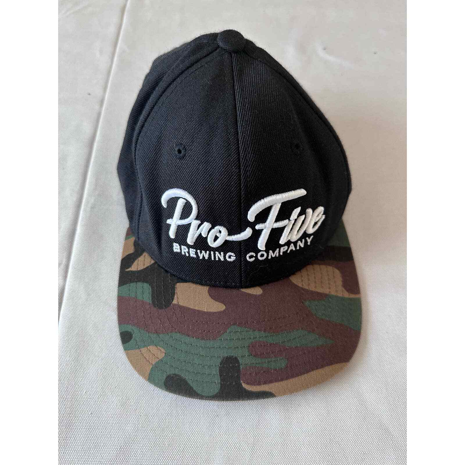 Pro-Five Brewing Co SnapBack hat with camouflage … - image 2