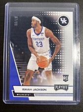 Isaiah Jackson 2021 Chronicles Draft Picks Playbook Blue Rookie Card #d 07/99