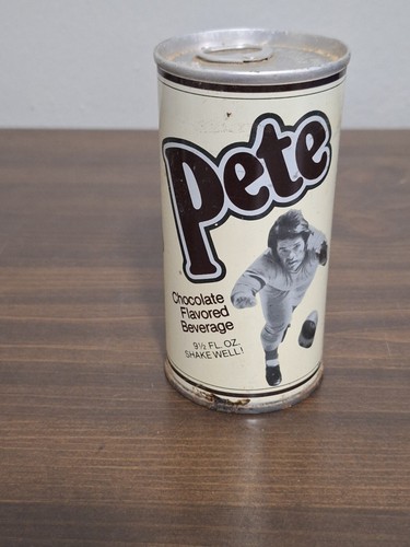Pete Rose ** FULL / SEALED ** 1978 Chocolate Flavored Beverage / Milk Can * RARE
