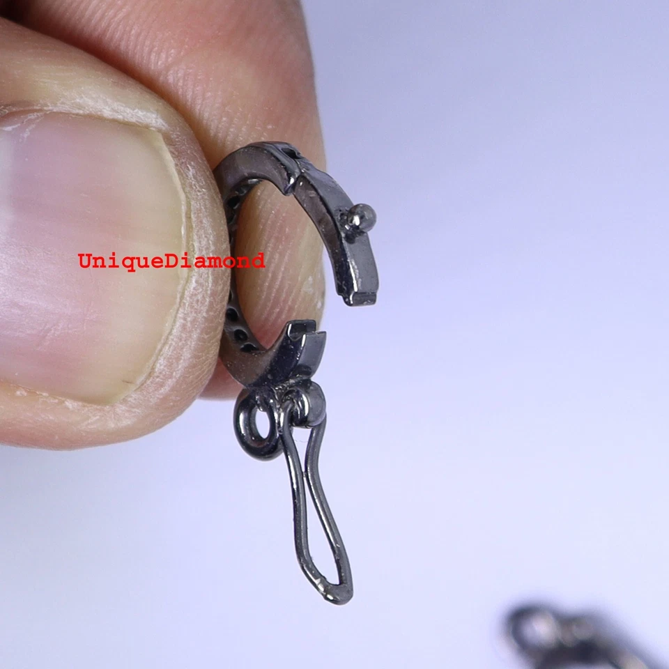 Подвеска с натуральным бриллиантом залог находка петля серебро 925 ручной работы залог - Изображение 2 из 4