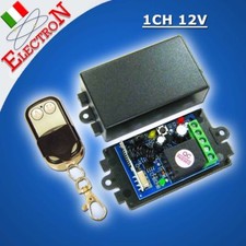 TELECOMANDO 12V 433Mhz 1 CANALE SCHEDA RELE' WIRELESS TRASMETTITORE CENTRALINA