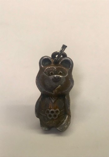 Ukraine vintage keychain Misha Bear - USSR 1980 Moscow Olympic Games Symbol - Picture 2 of 4