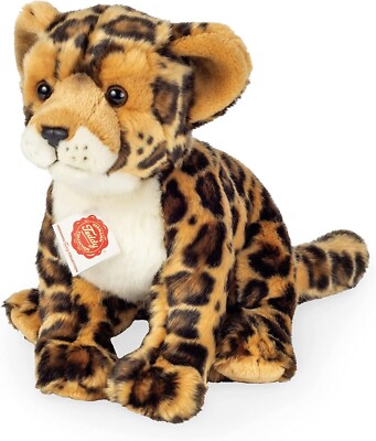 Teddy Hermann Leopard sitzend 27 cm 90472 Kuscheltier Plüschtier Stofftier Neu