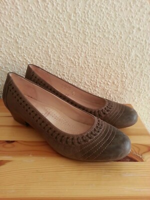 Medicus Damen Schuhe Gr 40 UK 6,5 Obermaterial Futter echt Leder beige 1malgetra