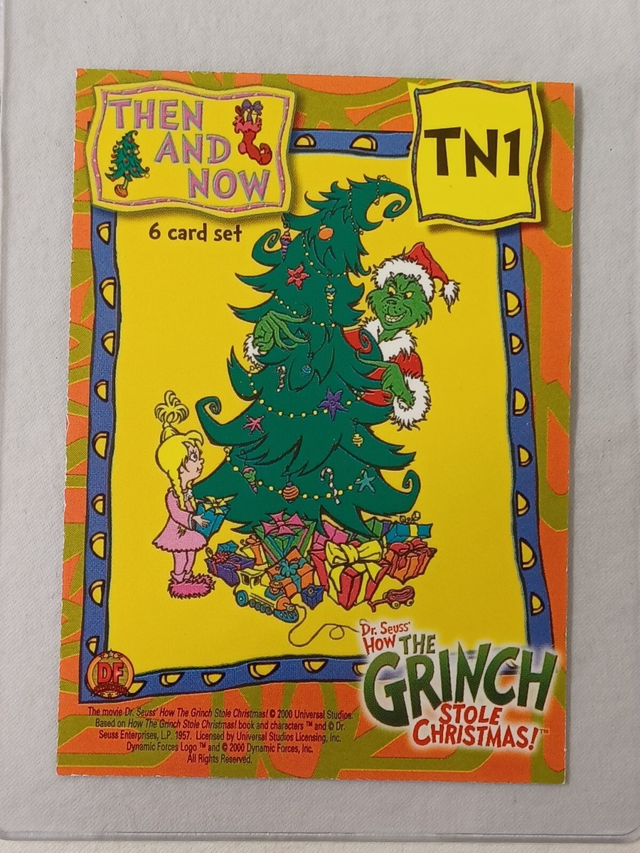 2000 Dr Seuss How the Grinch Stole Christmas TN1 Then and Now