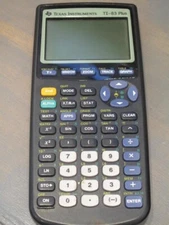 Texas Instruments T1-83 Plus Graphing Calculator Black  For Parts Only