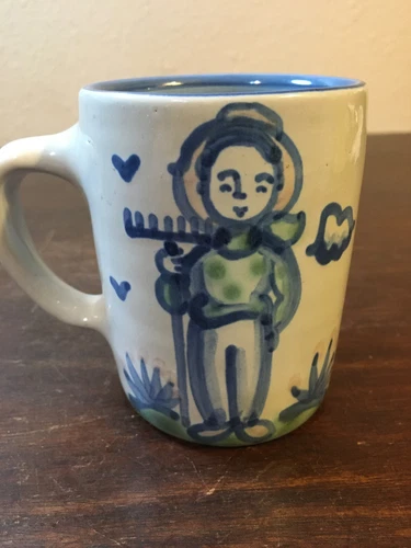 M.A. Hadley Farmer, "Paul" mug cup artisan ceramic art pottery Signed on base
