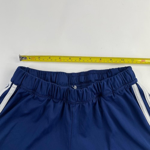 Adidas Original Shorts Small Blue Youth Climalite Athletic 3 Stripes Used 2018 - Picture 4 of 12