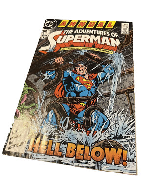 ADVENTURES OF SUPERMAN ANNUAL # 1 ( DC 1987 ) ! ! HELL BELOW !