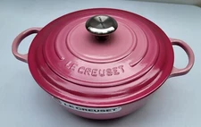 Le Creuset Soup Pot Signature - 4.5 Qt - Berry - NIB - Read Description!