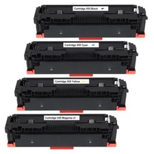 4PK BK/C/M/Y Toner For Canon 055 Color Laser Pro ImageCLASS MF742Cdw LBP663CD