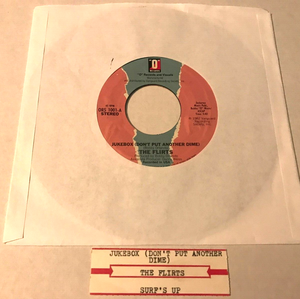 THE FLIRTS~Jukebox (Don't Put Another Dime)~45 rpm 7