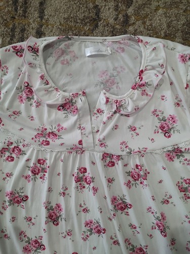 leisureland s/m short sleeve nightgown - Picture 2 of 6