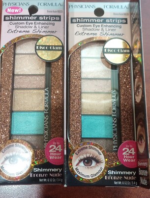 physicians formula Shimmer Strips N Shadowiner Bronze Nude Lot Of 3