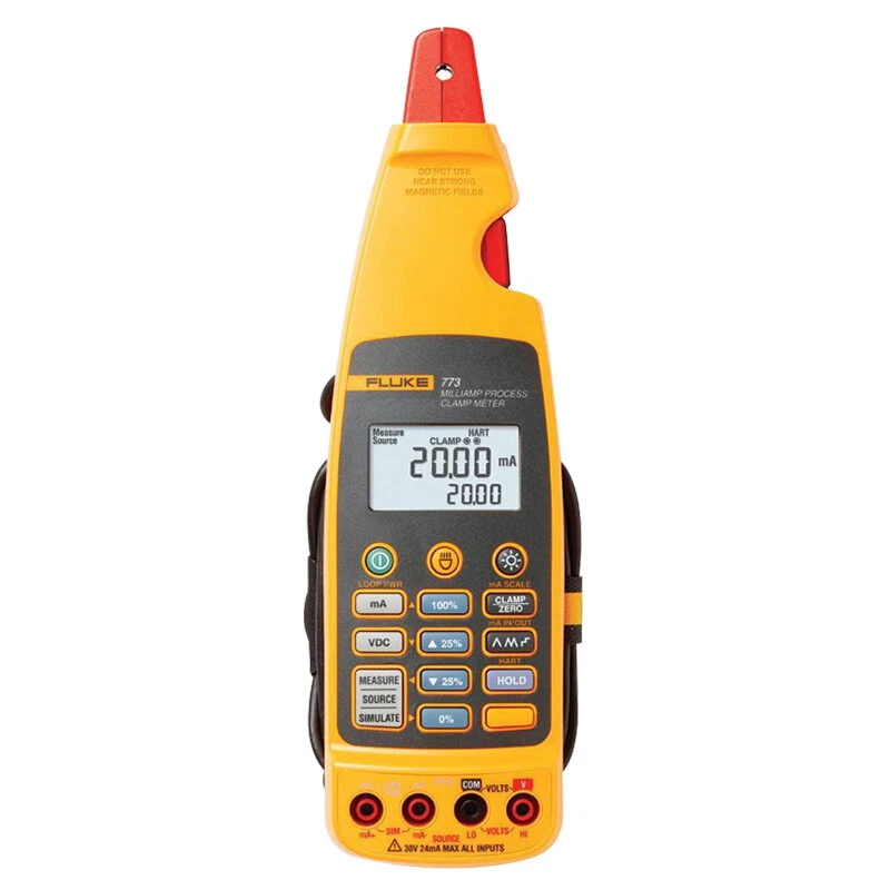Fluke 773 Milliamp Process Clamp Meter 4 to 20 mA Signals Provide Loop Power - image 2 of 4