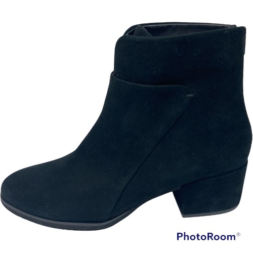 vaneli black suede booties