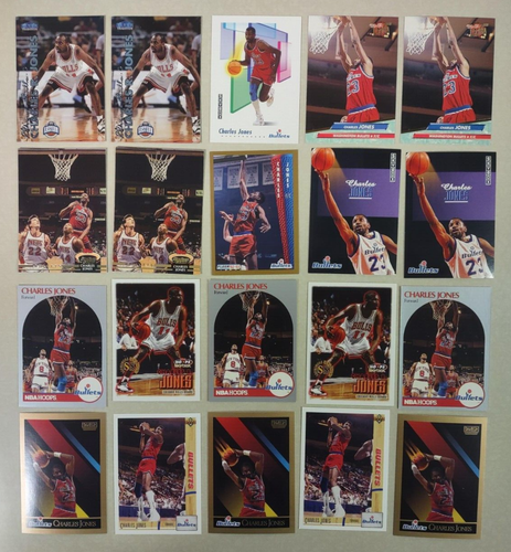 20 card lot CHARLES JONES NBA Bullets A must have for any Collector! FREE S&H!! - 第 1/3 張圖片