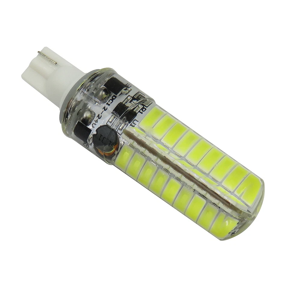 T10 194 921 LED Light Bulb 12V-24V 5W 72pcs 5730 SMD Silicone lamp White/Warm - Image 4 of 4