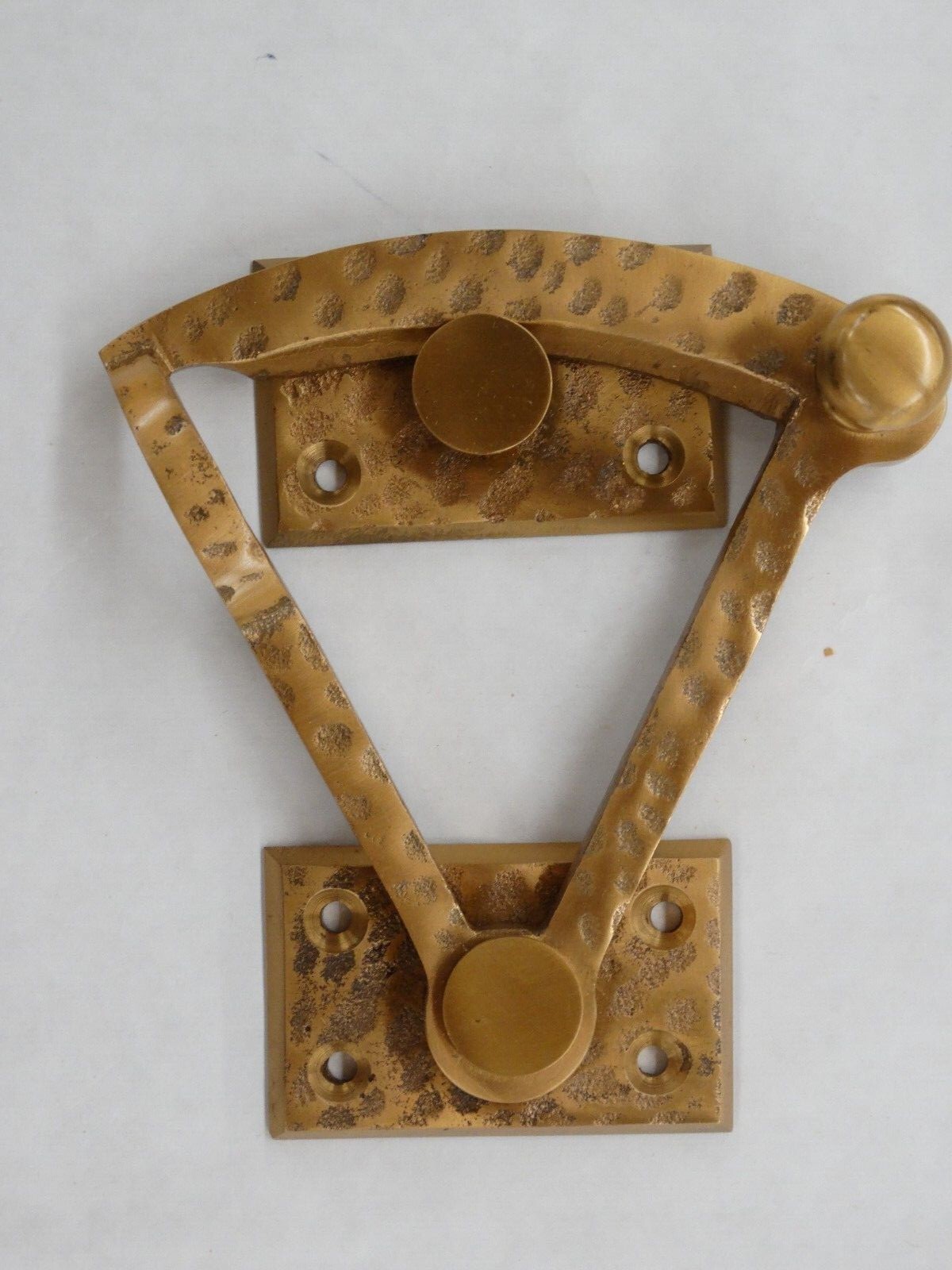 NOS Standard Bronze 3100 RH Hammered Satin Bronze Dutch Door Quadrant