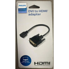 NEW Philips Audio/Video DVI to HDMI Adapter Full HD 1080 A15
