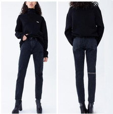 AGOLDE x ASAP FERG JAMIE HI RISE DISTRESSED "STRANGE" SKINNY JEANS MADE IN USA