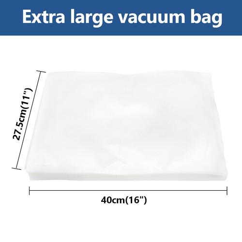 Vacuum Sealer Bags 100 Pint 11x16 Inch Food Saver Bags Seal Commercial Grade - Picture 11 of 11