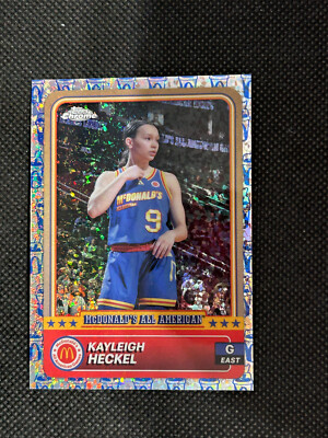 KAYLEIGH HECKEL 2024 Topps Chrome McDonalds McFlurry Refractor Card #4
