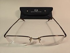 Sergio Tacchini ST 1019 Eyeglasses Coffee 52-19-140 Flex Hinges, Original Case