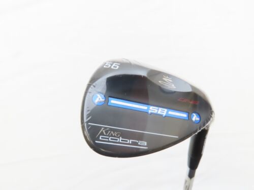 New King Cobra SnakeBite One Length Black 56* Sand Wedge KBS Stiff Flex Steel - Picture 2 of 6