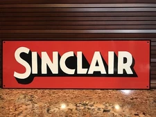 Sinclair Red Dino Oil gas Gasoline advertising 18 Inch Metal sign