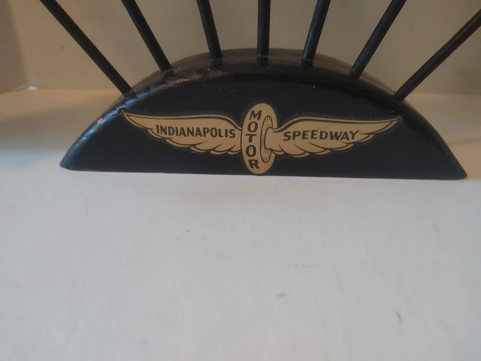 Rare 1950's Indianapolis 500 Motor Speedway Souvenir Flag Signal Display - Image 4 of 4
