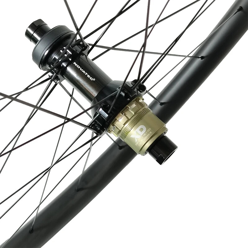 29er MTB XC BOOST Bicycle Asymmetric 34x 20mm Carbon Wheelset Center Lock Hub