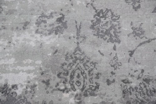 Transitional Floral Hand-knotted Area Rug 5x8 Silk Carpet - Picture 8 of 12