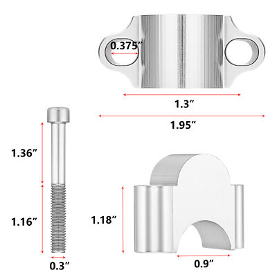 CNC 30mm Bar Risers – Fits Honda NX650 Dominator (1994-2002) – MotoTempo