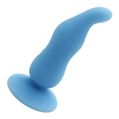 Silikon-Analdildo Blue Dwarf Anal Silicone Dildo Anal-Toy in sexy Hellblau 11 CM - Bild 1 von 1