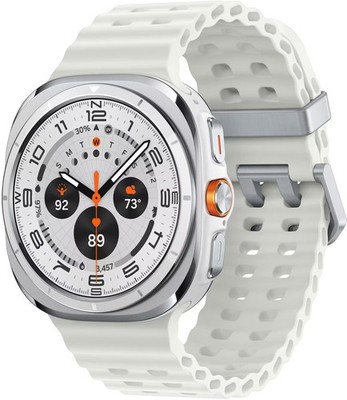 Samsung - Galaxy Watch Ultra Titanium Smartwatch 47mm LTE - Titanium White - ...