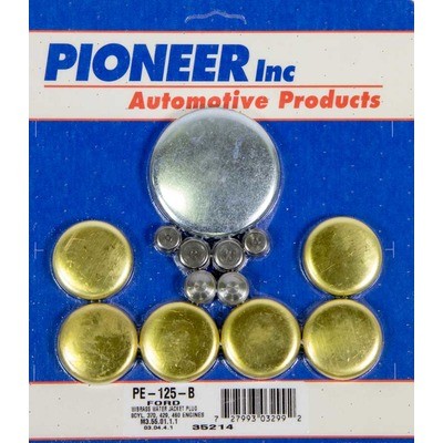 Pioneer PE-125-B, Kit 460 Fits Ford Freeze Plug Kit - Brass Performance Parts - Picture 2 of 10