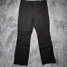 AYR Women's Black Cotton Blend Pants Size 30 Stretch Ankle Dress Pants E2765