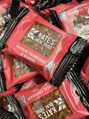 72 ct Kate's Real Food Organic Oatmeal/Cranberry/Almond Mini B159 Retails $113